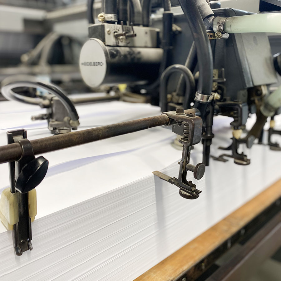 processo macchina per stampa litografica